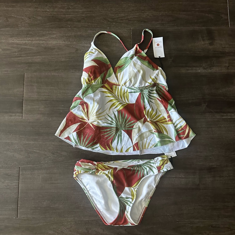 Tropical Print Swim Set